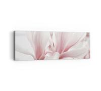 Impression sur Toile 90x30cm Tableaux Image Photo Brindille Magnolia Fleur