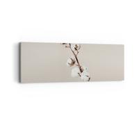 Impression sur Toile 90x30cm Tableaux Image Photo Coton Brindille Boho