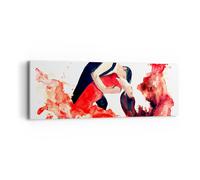 Impression sur Toile 90x30cm Tableaux Image Photo Danse clubbing activités fille