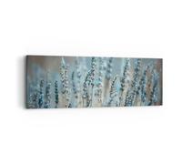 Impression sur Toile 90x30cm Tableaux Image Photo Lavande Lame Fleur Decoration
