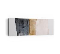 Impression sur Toile 90x30cm Tableaux L'Abstraction Les Couleurs L'Aquarelle