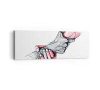 Impression sur Toile 90x30cm Tableaux Les mains les partenariats aide soutien
