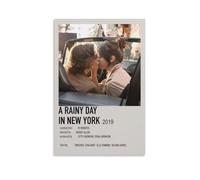 Impression sur toile « A Rainy Day In New York » - Décoration murale - 50 x 75 cm