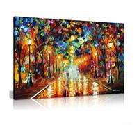 Impression sur toile abstraite sans cadre pour salon, chambre à coucher, maison, bureau, étude, décoration intérieure (20 x 30 cm)