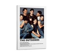 Impression sur toile Affiche 90 S Estetica The Outsiders Art Poster e Wall Art Picture Print Modern Family Room décor 50 * 70cm Senza Cornice