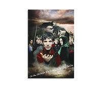 Impression sur toile Affiche Colin Morgan Katie McGrath Bradley James Anthony Head Richard Wilson Angel Coulby Estetica per la decorazione della casa della stanza 30 * 50cm Senza Cornice