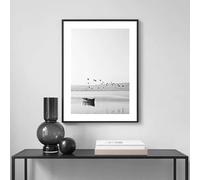 Impression Sur Toile Affiche De Film Nordique, Noir Et Blanc, Photographie De Femmes Marines, Impressions D'Art Pour Décoration Murale De Salle De Bain, Peinture À L'Huile, 45 X 60 Cm, Sans Cadr