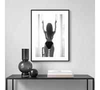 Impression Sur Toile Affiche De Film Nordique, Noir Et Blanc, Photographie De Femmes Marines, Impressions D'Art Pour Décoration Murale De Salle De Bain, Peinture À L'Huile 50 X 70 Cm, Sans Cadre