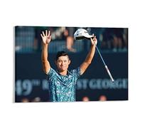 Impression sur toile Affiche Famoso golfista ispiratore Collin Morikawa Poster e arte murale Arredamento moderno della camera da letto familiare 30 * 50cm Senza Cornice