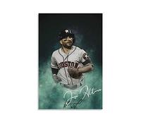 Impression sur toile Affiche José Altuve Tela Wall Art Soggiorno Poster Camera da letto Decor Pittura 50 * 70cm Senza Cornice