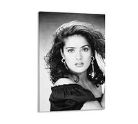 Impression sur toile Affiche Vintage della giovane Salma Hayek pittura Poster su tela Stampe arte murale Immagine 60 * 90cm Senza Cornice