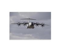 Impression sur toile Airbus A400M Atlas - Avion de combat militaire (13) - Art mural à suspendre pour décoration d'intérieur