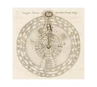 Impression sur toile Alchemist Robert Fludd - The Great Chain of Being - As Above So Below - Décoration murale pour chambre à coucher, bureau, chambre à coucher