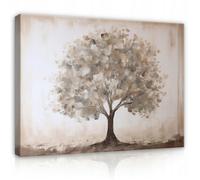 Impression sur Toile Arbre Art Vintage Berge Moderne 60x40 cm XXL Tableau Décoration Murale Salon Chambre pret a accroche