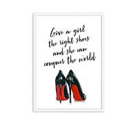Impression Sur Toile Audrey Hepburn Potrait Classique Maquillage Affiches Modernes Imprime Toile Peinture Wall Art High Helels Photo Pour Chambre Décor À La Maison, Comme Indiqué, 21X30 Cm Sans C