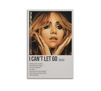 Impression sur toile avec impression de couverture d'album « I Can't Let Go » par Suki Waterhouse - Décoration murale pour salle de classe, chambre à coucher - 50 x 75 cm