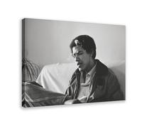 Impression sur toile Barack Obama Smoke - Décoration murale pour salon, chambre à coucher - 30 x 45 cm