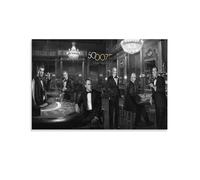 Impression sur toile Bond 007 James Movie Poster 2 Décoration murale 20 x 30 cm