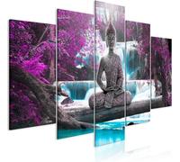 Impression sur Toile Bouddha 5 Pièces - Tableau Photo Déco Salon Image Esthétique Peinture sur Toile Maison Sans cadre