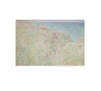 Impression sur toile Claude Monet - Le Petit Ailly, Varengeville, au soleil - Décoration murale - Salon - 50 x 75 cm