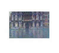 Impression sur toile Claude Monet - The Palazzo Contarini - Décoration murale d'intérieur - 20 x 30 cm