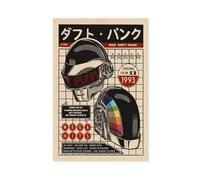 Impression sur toile Daft Punk 30 x 45 cm