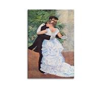 Impression sur toile Dance In The City par Painter Pierre Auguste Renoir - 60 x 90 cm