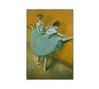 Impression sur toile Dancers At The Barre par Edgar Degas pour chambre d'adolescent garçon 40,6 x 61 cm