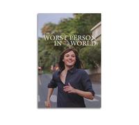 Impression sur toile de film The Worst Person in The World, affiche artistique pour décoration de chambre, salon, 30 x 45 cm, sans cadre