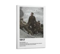 Impression sur toile de film « Trench Warfare World War » de 1917 - Art mural sur toile pour salon - 20 x 30 cm