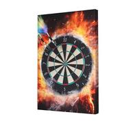 Impression sur toile de fléchettes - Impression sur toile encadrée pour chambre à coucher - Œuvre d'art moderne prête à être accrochée pour décoration d'intérieur - 30,5 x 45,7 cm