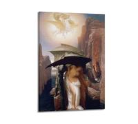 Impression sur toile de Frederic Leighton - Impressions sur toile de peintures à thème Persée et Andromède pour la décoration murale d'intérieur : bureau, chambre à coucher, salon (30 x 45 cm)