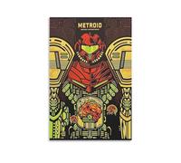 Impression sur toile de jeu Super Metroid - Impression sur toile moderne pour chambre à coucher - 20 x 30 cm