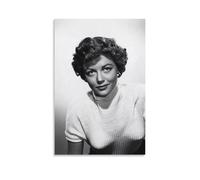 Impression sur toile de l'acteur américain Dorothy Malone - Décoration murale - 50 x 75 cm