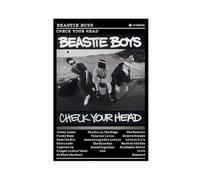 Impression sur toile de l'album « Beastie Boys Check Your Head » - Décoration murale pour salon, chambre à coucher - 30 x 45 cm