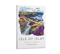 Impression sur toile de peintures à l'aquarelle pour salon, chambre à coucher, salle de bain, bureau - 40 x 60 cm