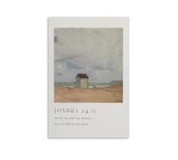 Impression sur toile de peintures à thème Christian Joshua 24 15 As For Me And My - 30 x 45 cm