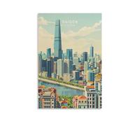 Impression sur toile de peintures à thème Hô-Chi-Minh-Ville, Saigon Vietnam - 30 x 45 cm