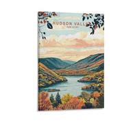 Impression sur toile de peintures à thème Hudson Valley New York - 30 x 45 cm