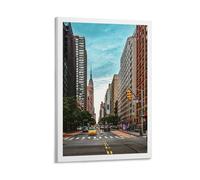 Impression sur toile de peintures à thème New York City Street Photography Manhattan - 30 x 45 cm