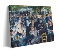 Impression sur toile de Pierre Auguste Renoir - Dance at Le Moulin De La Galette - Art impressionniste - Peinture à l'huile - Décoration murale abstraite pour chambre à coucher, cuisine, bureau - Sans