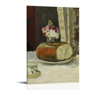 Impression sur toile de Pierre Bonnard Coin De Table - Décoration murale moderne sans cadre - Idéal pour salon, chambre, bureau