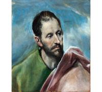 Impression sur toile de qualité - El Greco - Saint James le Jeune - 127 x 101,6 cm | Prêt à encadrer | Idéal pour la décoration de la maison ou du bureau | Excellente idée