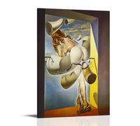 Impression sur toile de Salvador Dali (jeune vierge auto-sodomisée par les cornes de sa propre chasteté) - Décoration murale pour salon - 60 x 90 cm