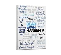 Impression sur toile Dear Movie Evan Hansen 5 - Décoration murale pour salon, chambre à coucher - 40 x 60 cm