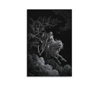 Impression sur toile « Death on The Pale Horse » - Gustave Dore - Impression sur toile - 20 x 30 cm