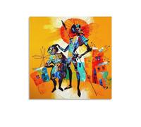 Impression sur toile Don Quijote De Picasso (19) - Décoration murale moderne - 50 x 50 cm