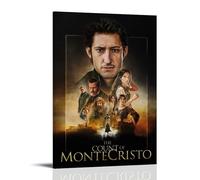 Impression sur toile du film Historical Action Adventure The Count of Monte Cristo 40 x 60 cm encadrée