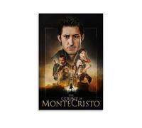 Impression sur toile du film Historical Action Adventure The Count of Monte Cristo - Décoration murale moderne pour chambre à coucher - 30 x 45 cm - Sans cadre