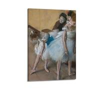 Impression sur toile Edgar Degas Dance Exam 1880 - Décoration murale pour salon, chambre à coucher - 20 x 30 cm